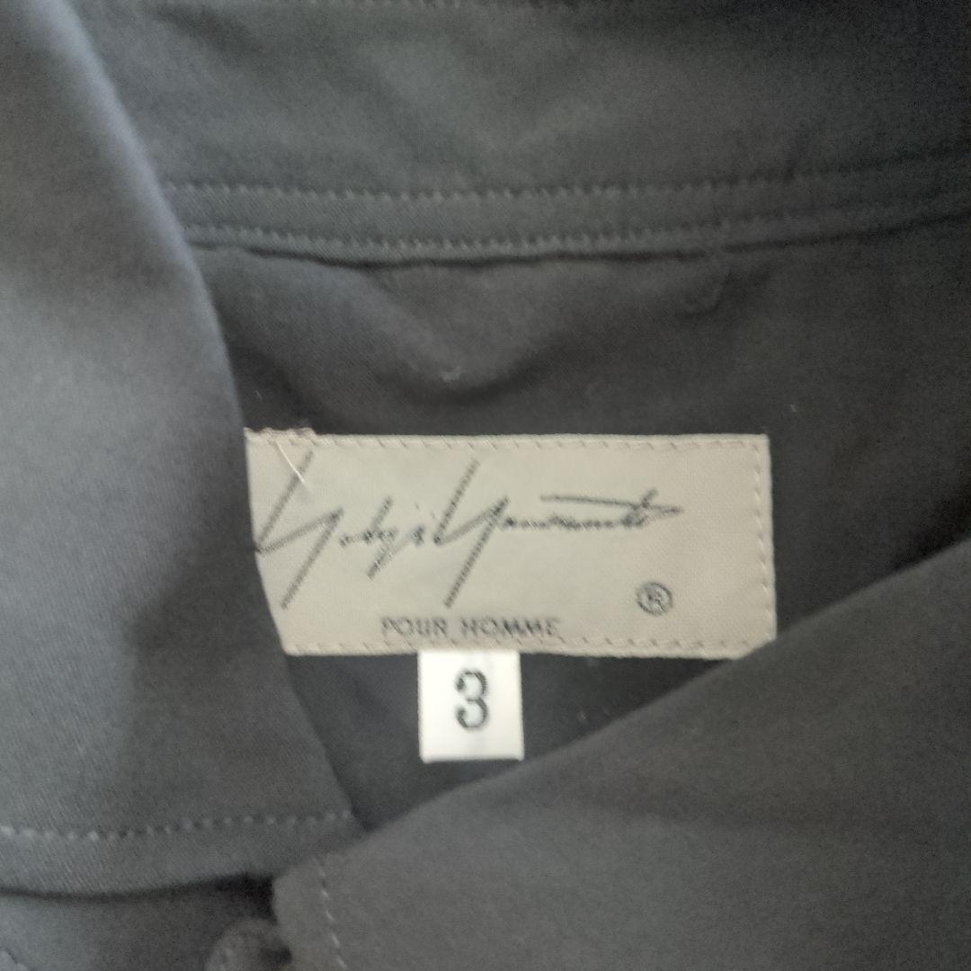 Yohji Yamamoto 黒 長袖シャツ サイズ3