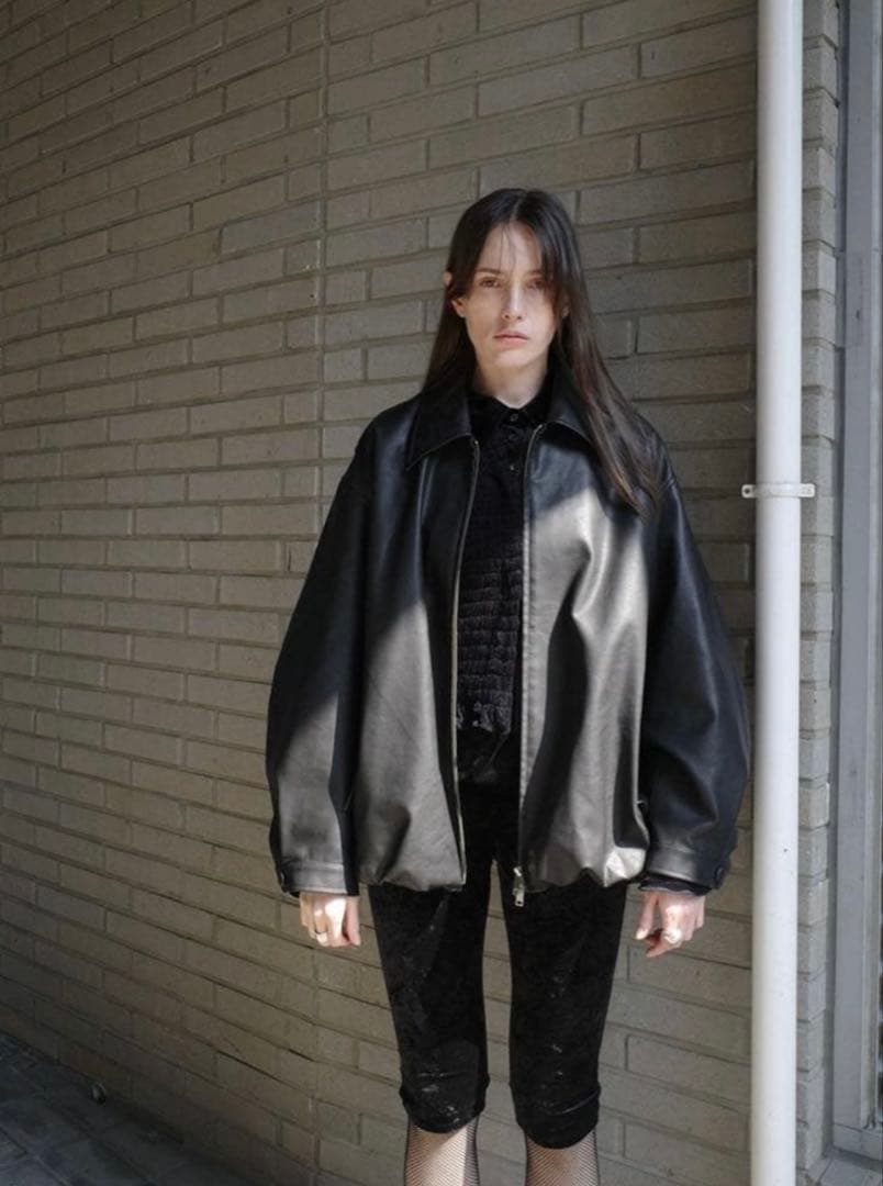 専用です。CLANE FAKE LEATHER BALLOON JACKET