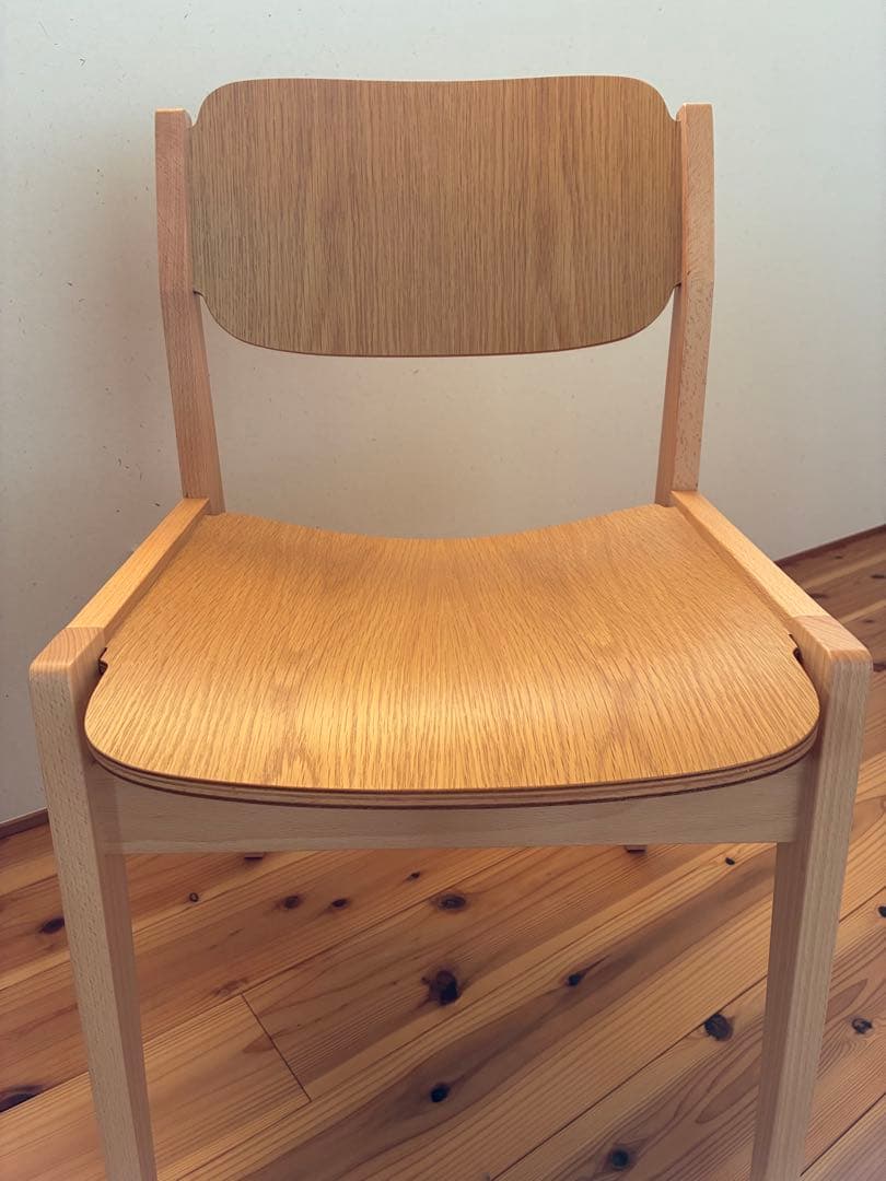 天童木工　水之江忠臣　ブックチェア　図書館椅子