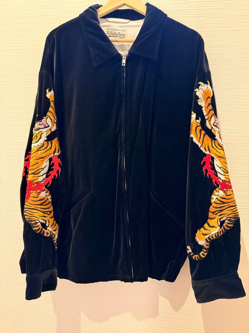 wackomaria 虎VELOUR VIETNAM JACKETブラック XL
