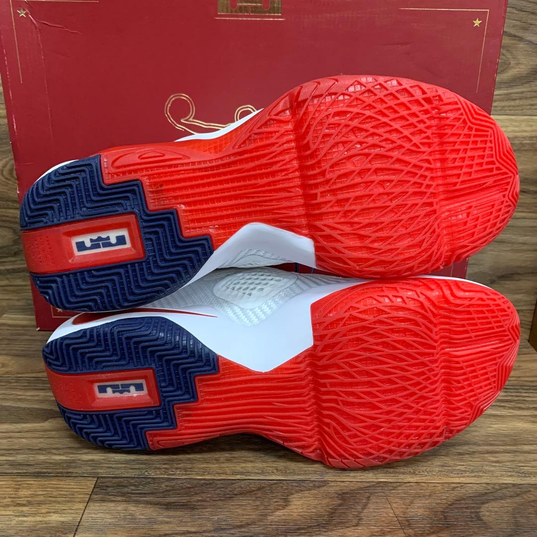 未使用 Nike LeBron Soldier 14 \"White/Red\"