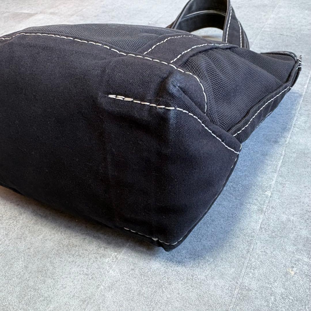 USA製 エルエルビーン トートバッグ スモール 白ステッチ ヴィンテージ 炭黒