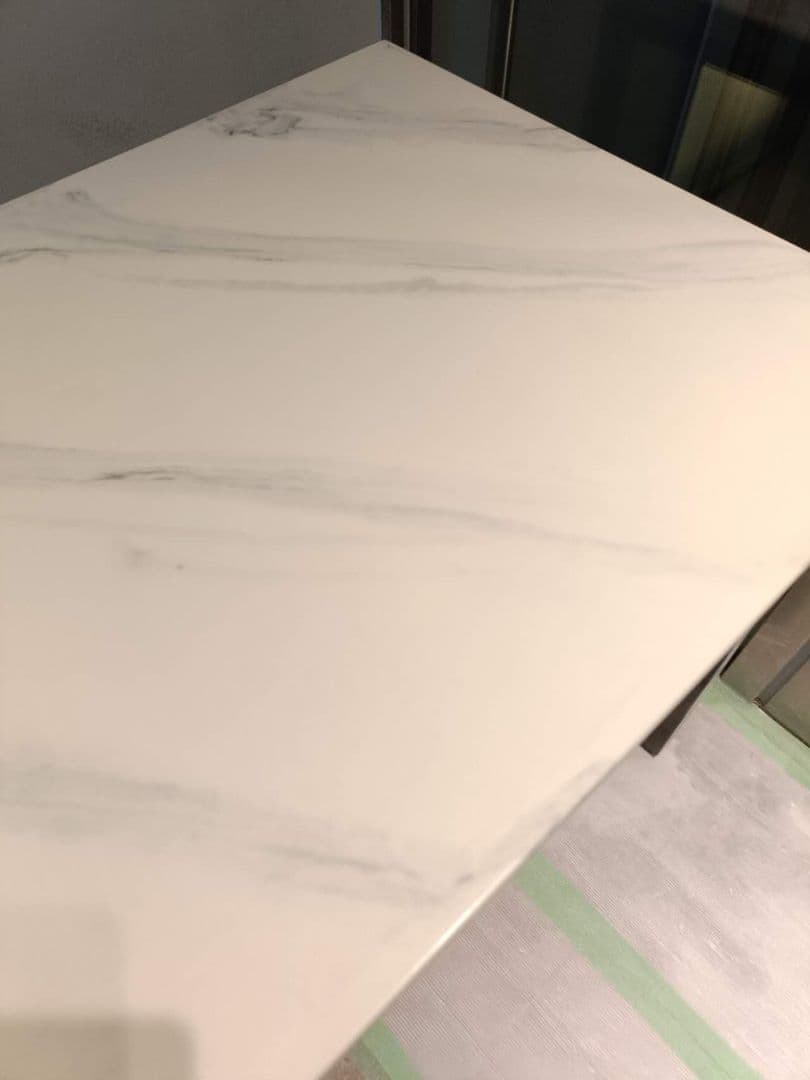 大理石風ダイニングテーブルリビングテーブル　ダイニングテーブル　高さ70cm
