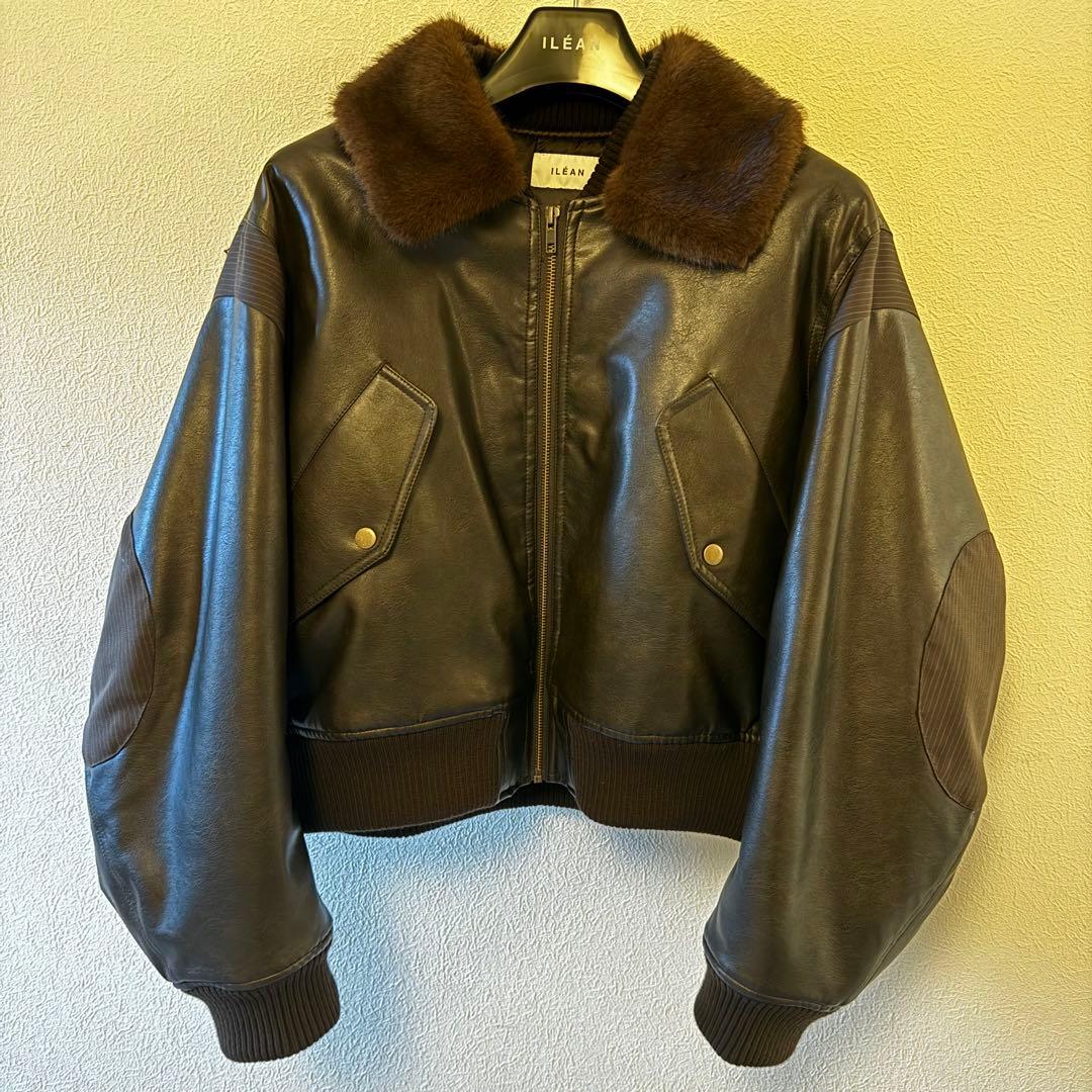 ジャケット・アウター ILEAN 2WAY VOLUME FLIGHT JACKET