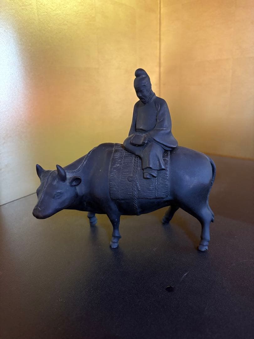 牛　香炉　置物