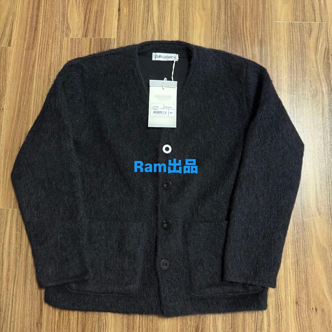トップス OUR LEGACY Black Mohair CARDIGAN 44