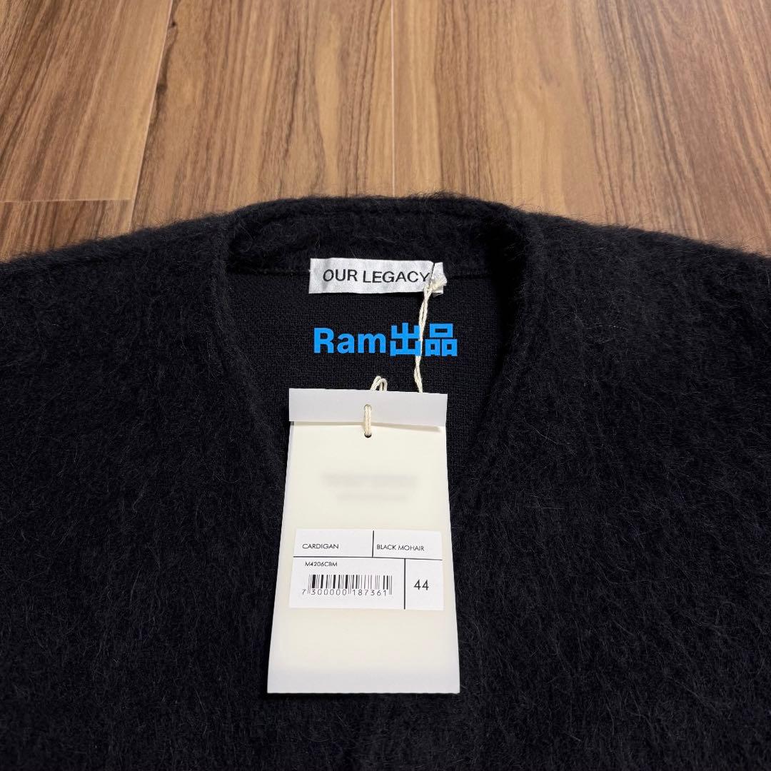 トップス OUR LEGACY Black Mohair CARDIGAN 44