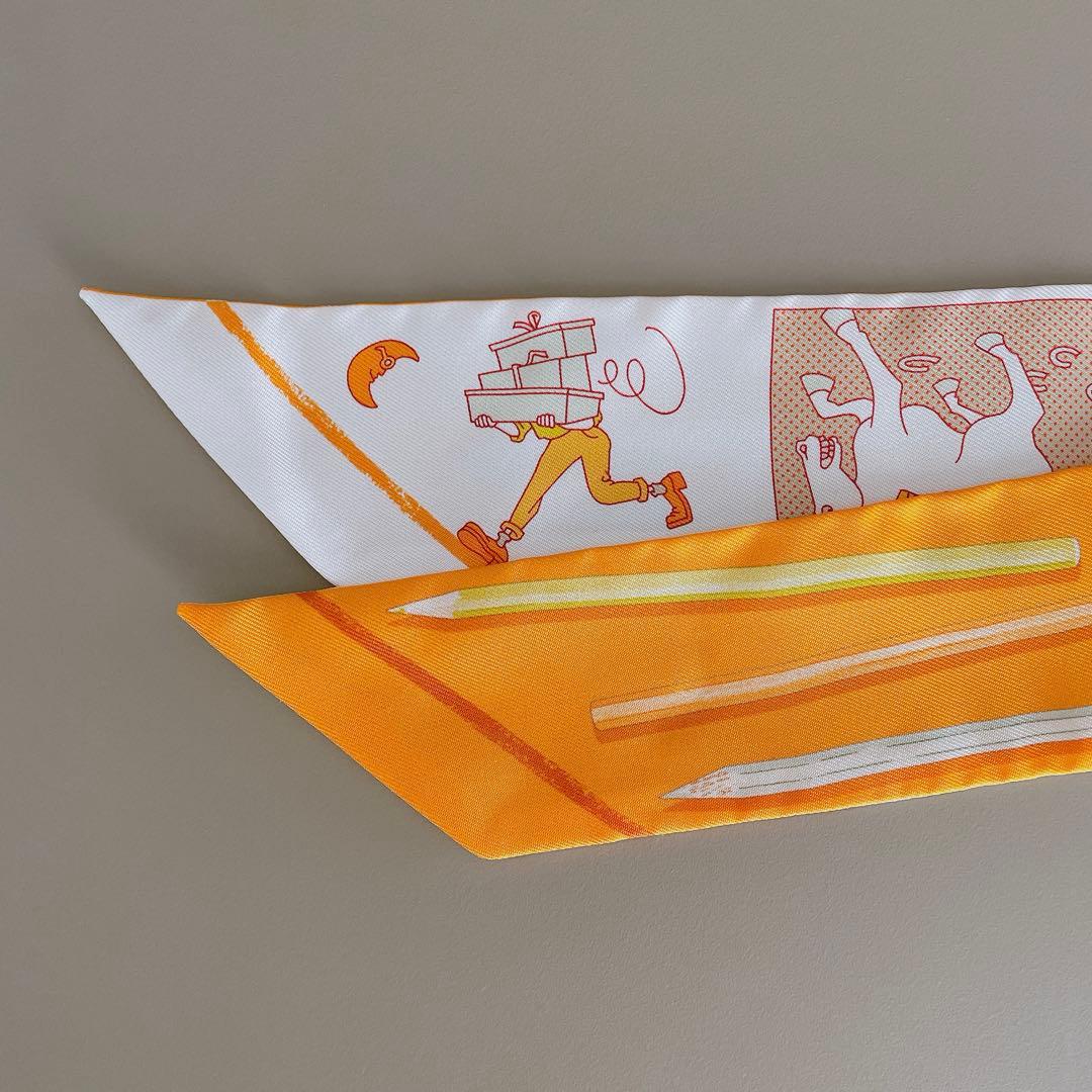 未使用品✨エルメス ツイリー　スカーフ　バンダナ　箱付き　現行