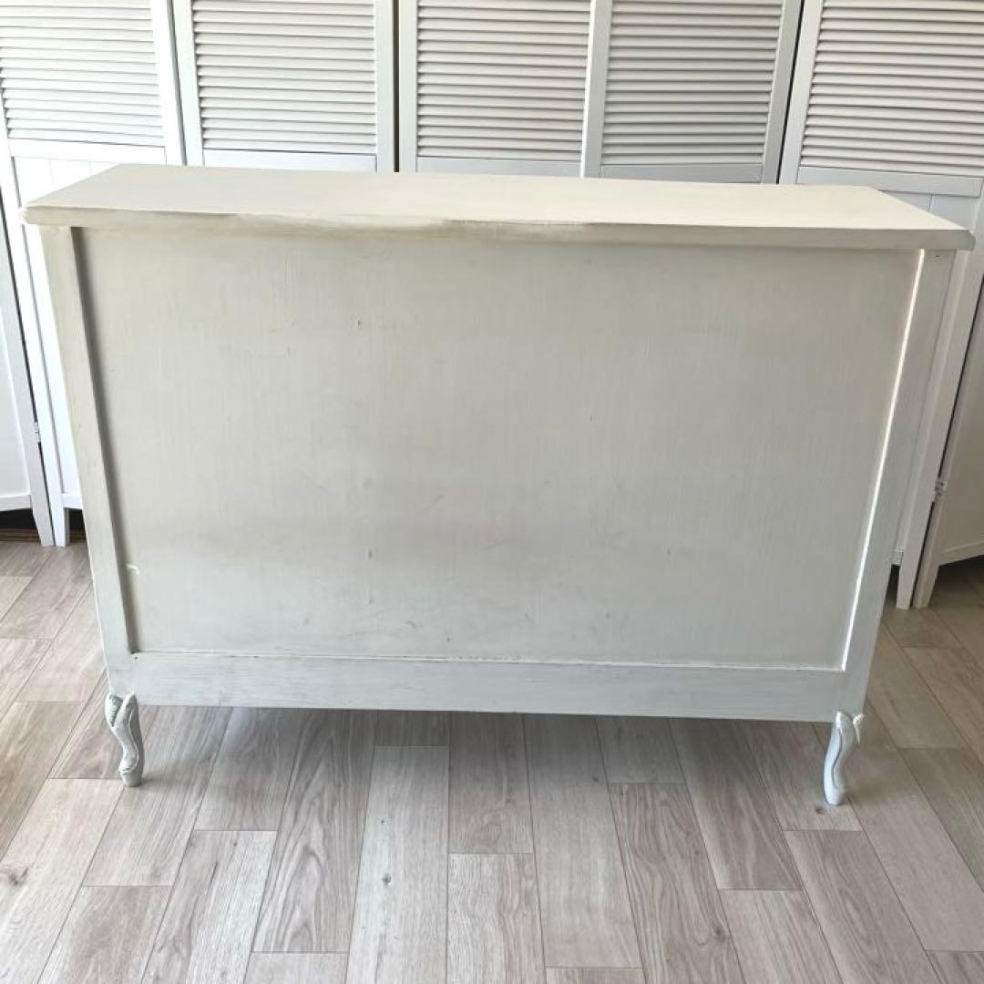 Malian  アンティーク調キャビネット天然木 ロマンチック インテリア