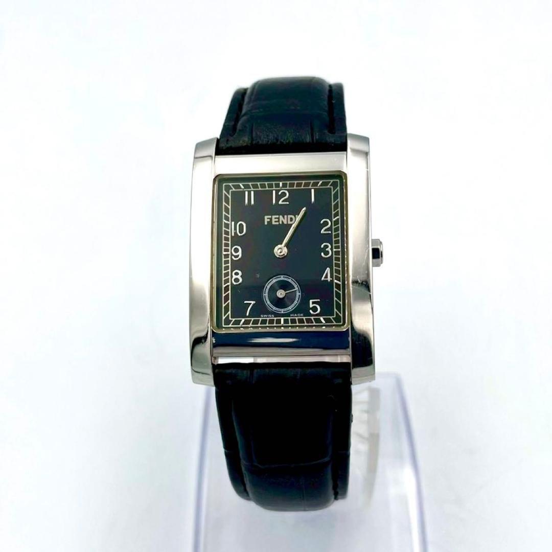 490 新品ベルト フェンディ 7000G 腕時計 スクエア オロロジ スモセコ