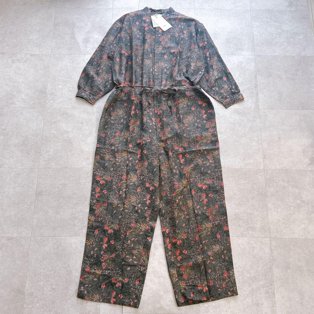 新品タグ付き✨ SOIL ソイル コットンシルクオールインワン 花柄 リボン