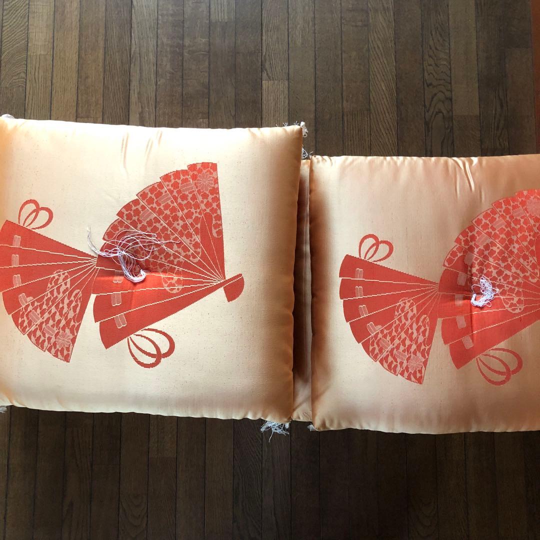 座布団　高級座布団　5枚組セット　昭和レトロ