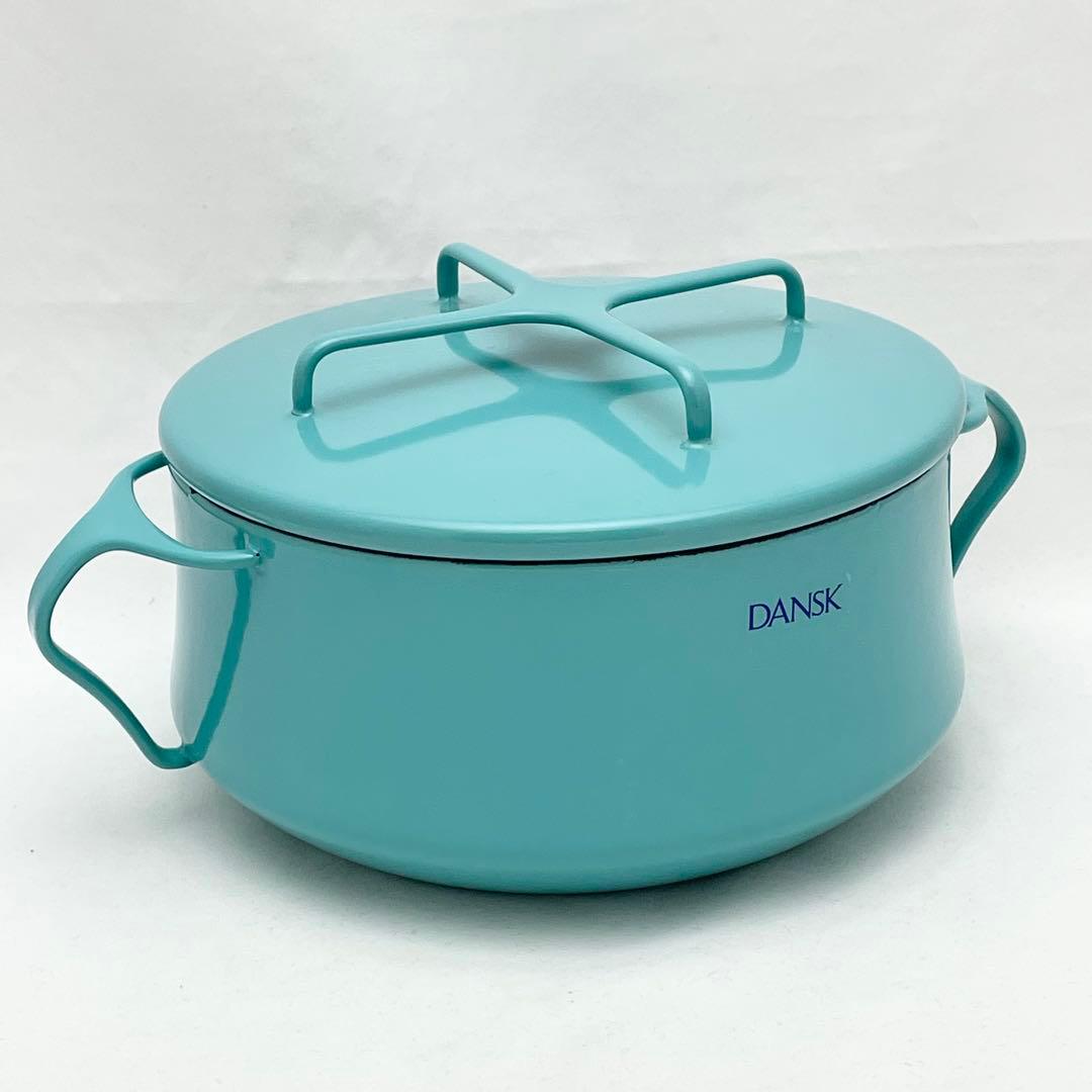 DANSK ダンスク コベンスタイル ホーロー両手鍋 18cm ターコイズ