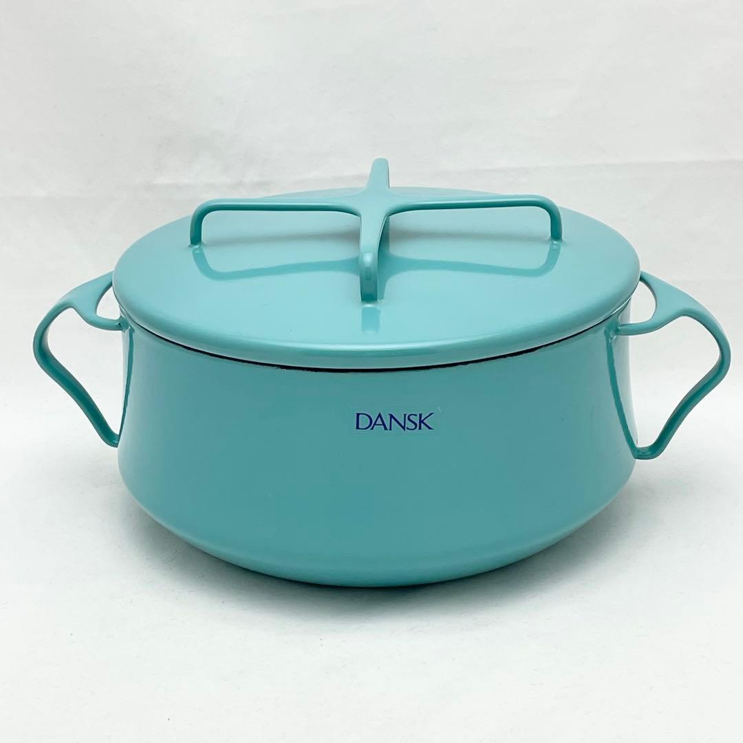 DANSK ダンスク コベンスタイル ホーロー両手鍋 18cm ターコイズ