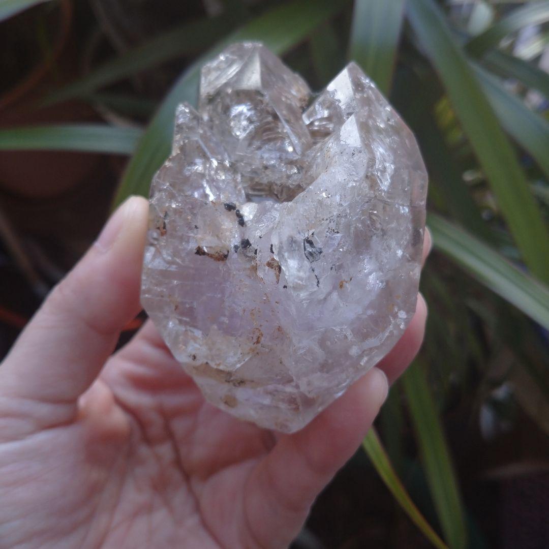 大きなエレスチャル水晶 ブランドバーグ産