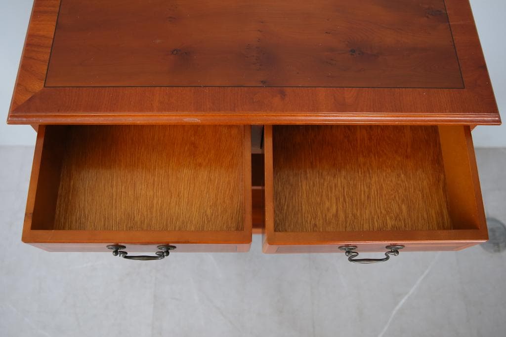 英国アンティーク木製ブックシェルフ/本棚/食器棚/飾り棚/収納ラック92-130