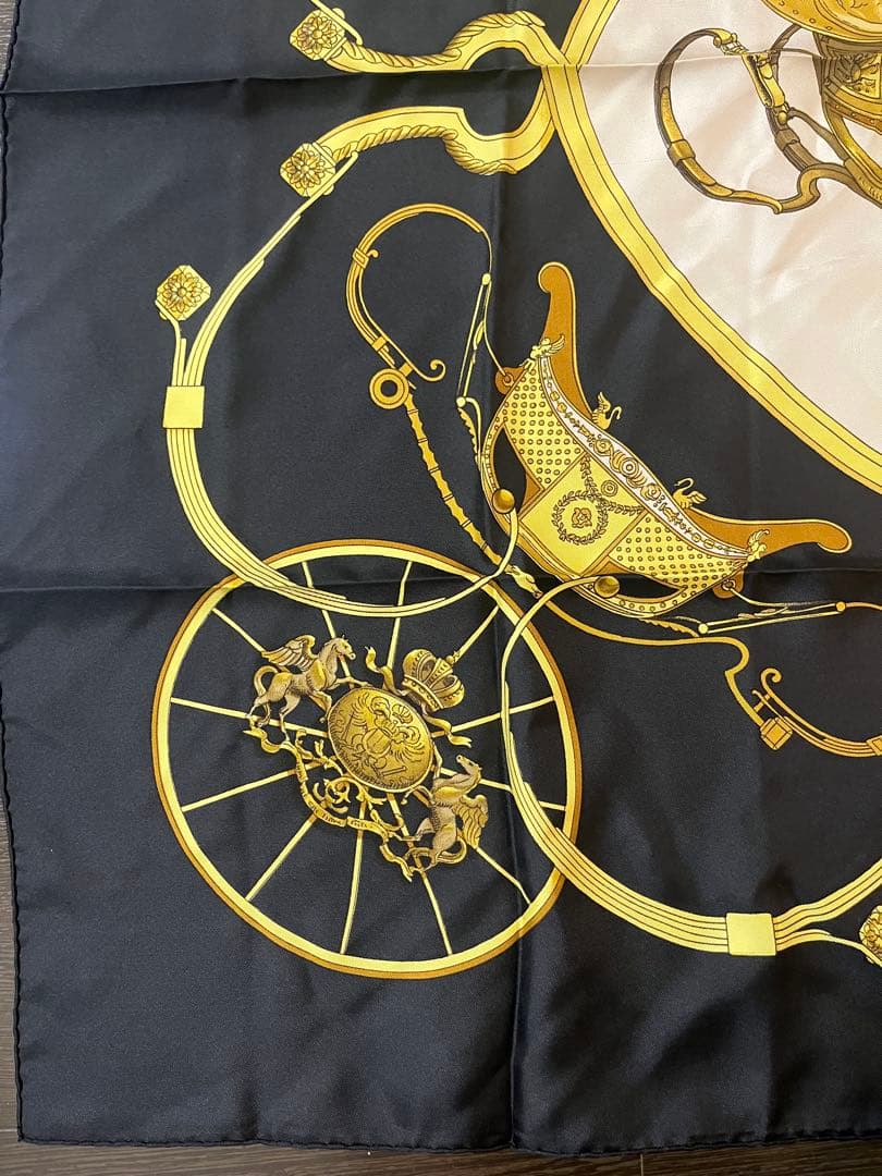 HERMES　エルメス カレ90 『SPRINGS』スプリング スカーフ 美品