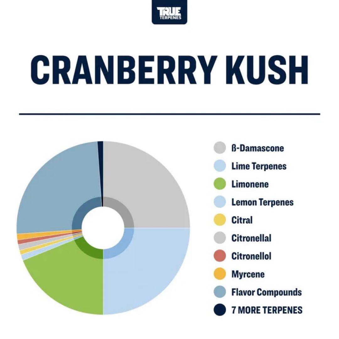 【10ml】Cranberry Kush／TrueTerpenesテルペンCBD