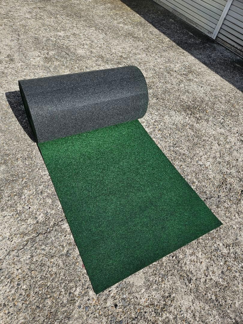 【新品】本格ポリエステル不織布 防草シート(明るめグリーン)厚手　巾1m×37m