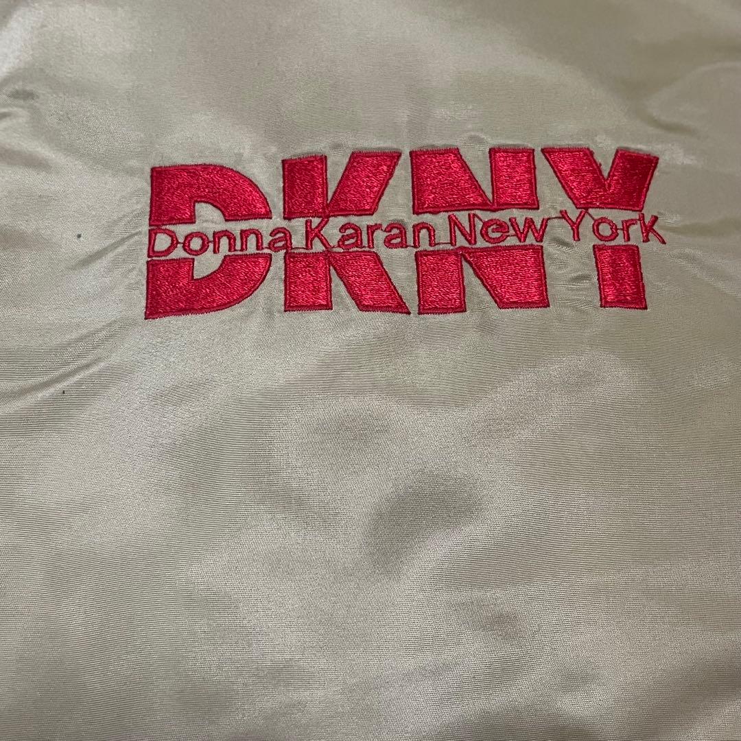 DKNY 90's ロゴ　刺繍　ナイロン　MA-1 ボンバー　ジャケット　Y2K