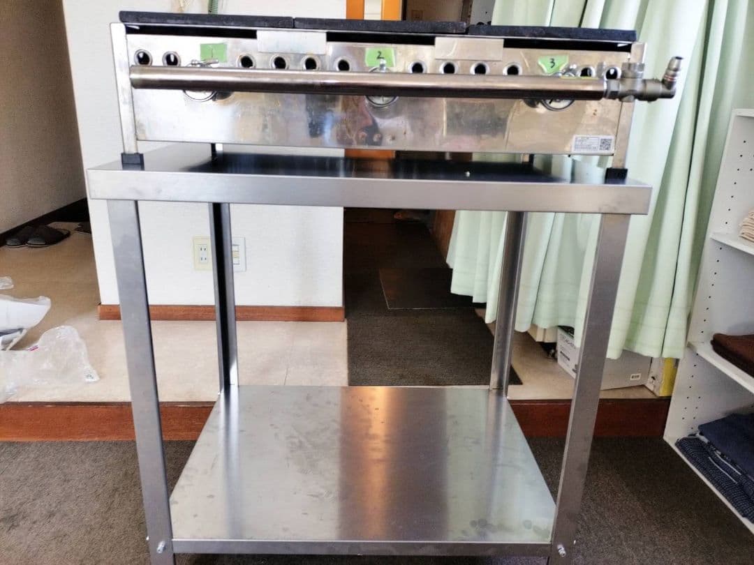 業務用たこ焼き器、鋳鉄、都市ガス、プロパンの場合部品交換必要