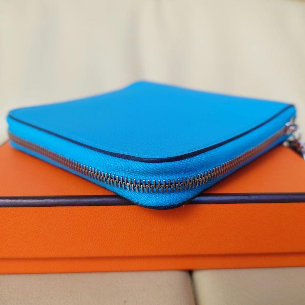 エルメス HERMES ジップアンゴー シュヴァル Z刻印 二つ折り財布