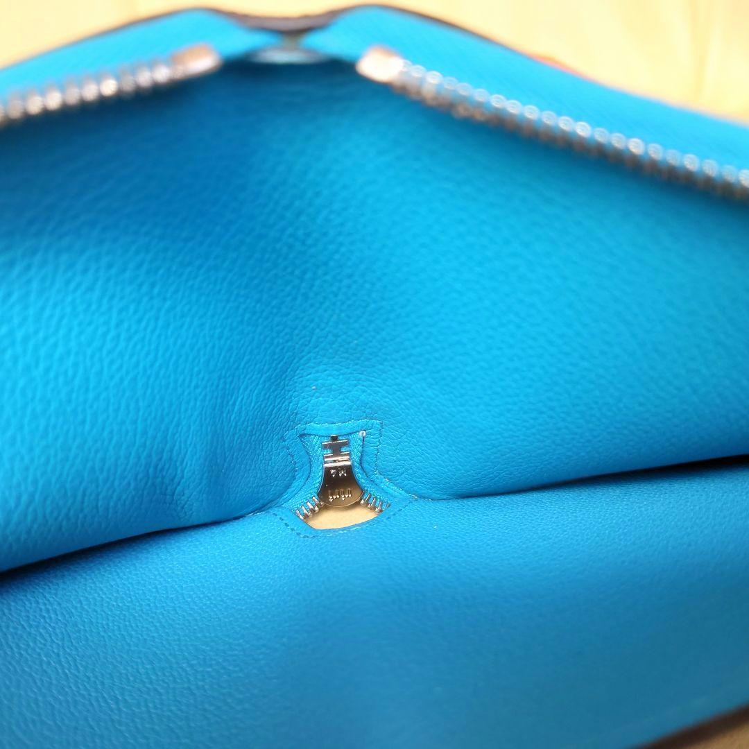 エルメス HERMES ジップアンゴー シュヴァル Z刻印 二つ折り財布