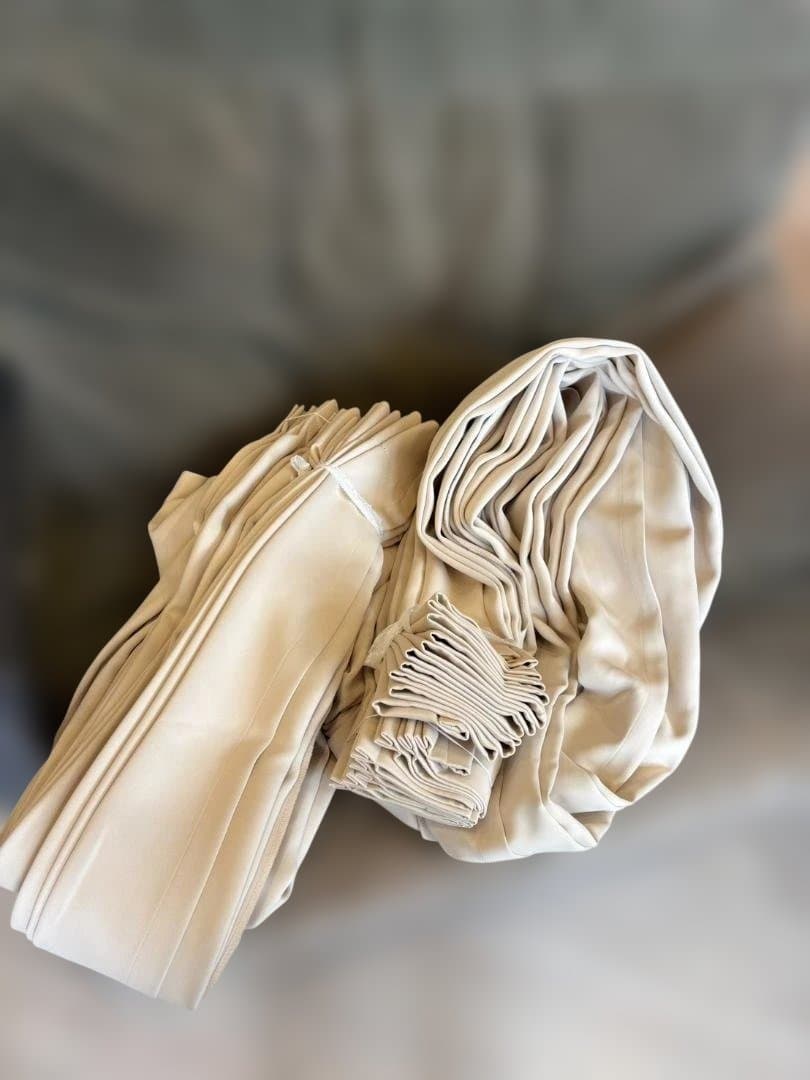 【新品未使用】オーダーカーテン　大サイズ　ドレープカーテン　両開き　Aフック