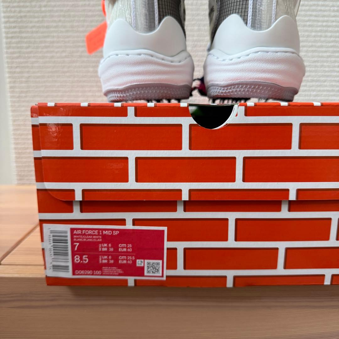 靴 AIR FORCE 1 MID SP 25cm (off-white)