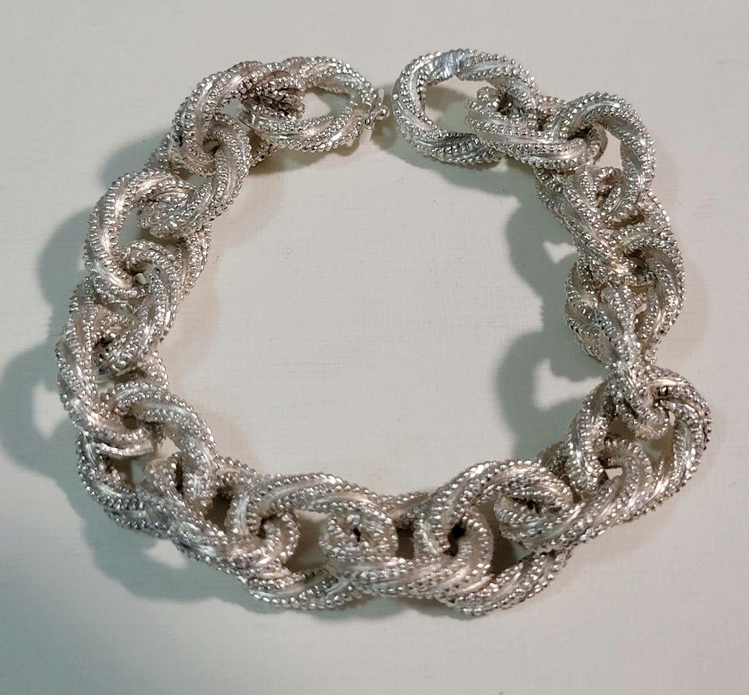 VINTAGE TIFFANY ツイスト ブレスレット　ヴァンドーム　シルバー