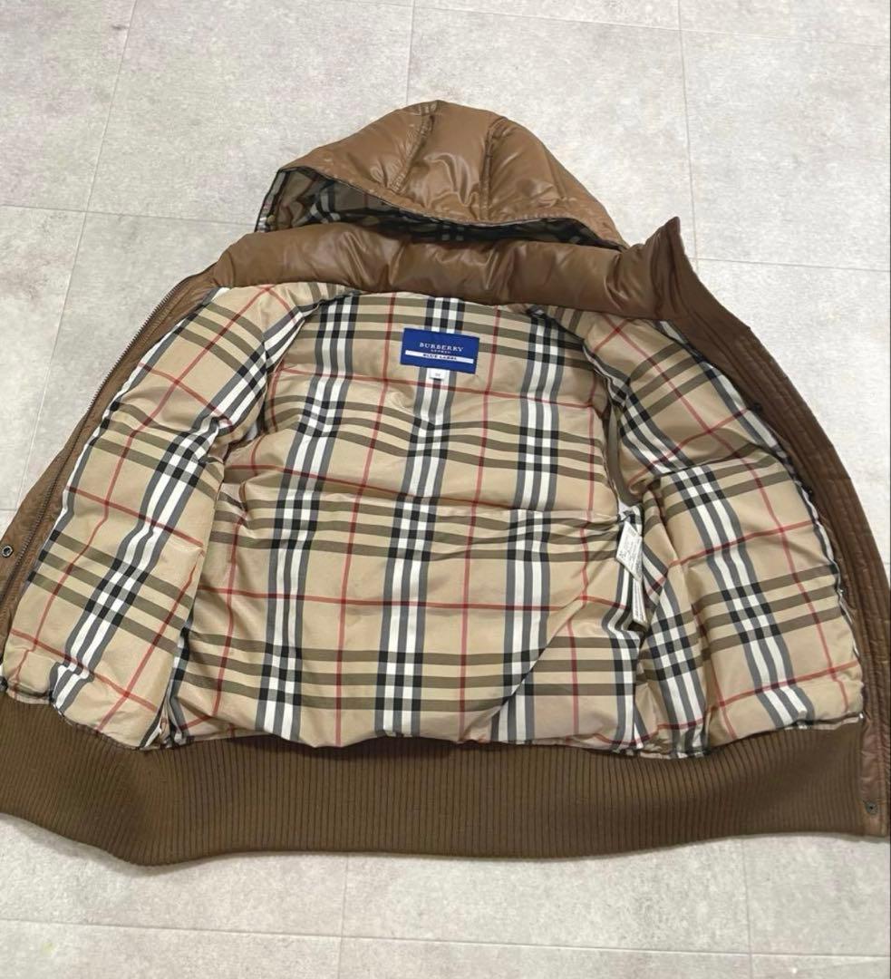 値下げ！美品Burberryブルーレーベル ダウンベスト　キャメル　38