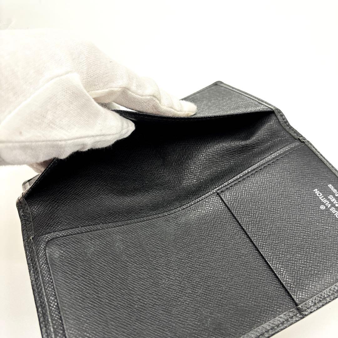 ✨美品　ルイヴィトン タイガ ポルトバルール・カルトクレディ　札入　黒