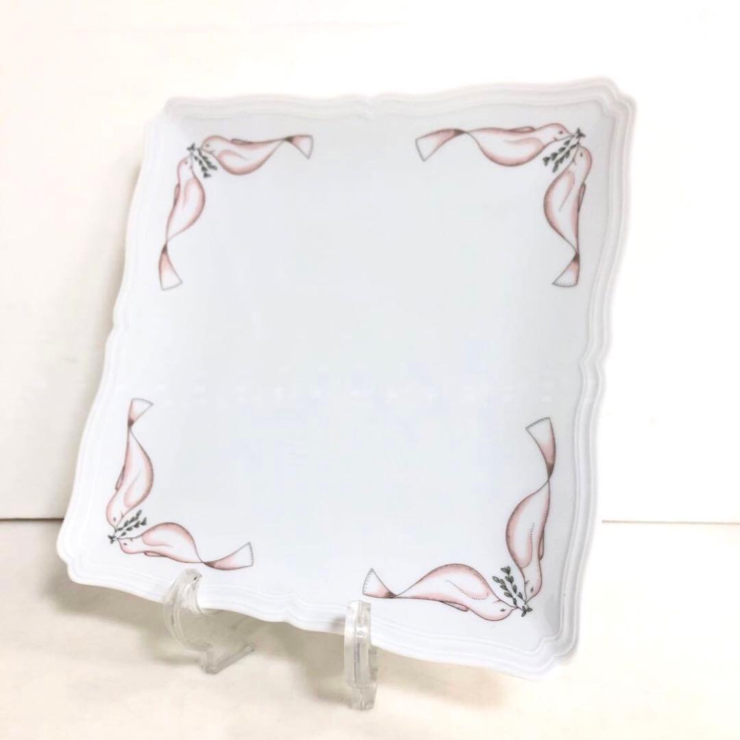 リチャードジノリ　スクエアプレート　スペランツァ　ミナペルホネンコラボ