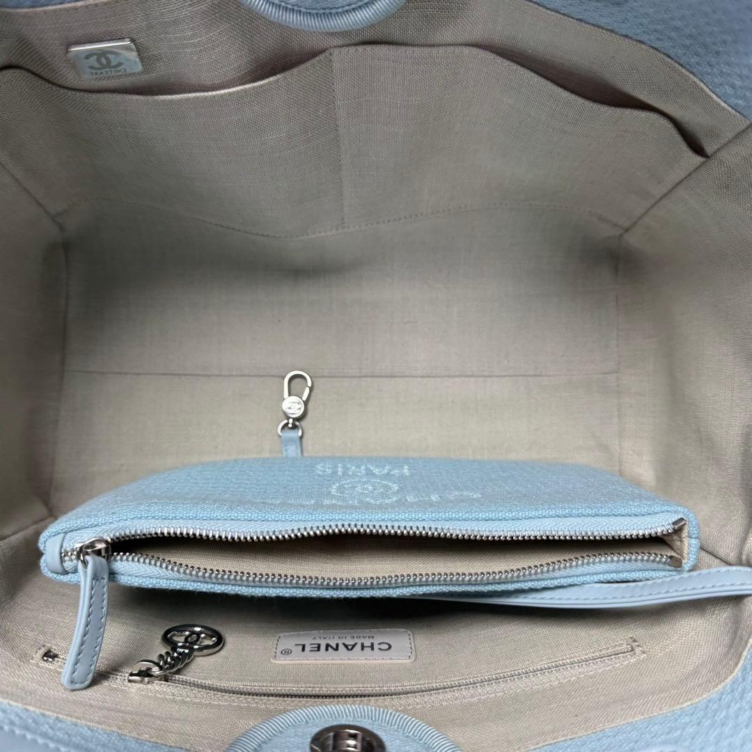 極美品　CHANEL シャネルドーヴィル　スモールショッピングバッグ