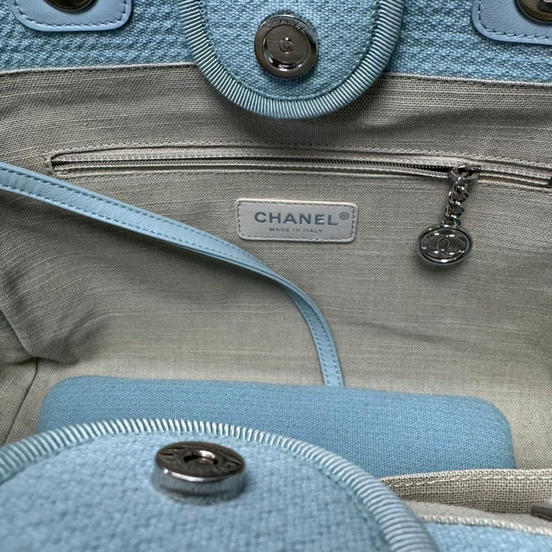 極美品　CHANEL シャネルドーヴィル　スモールショッピングバッグ
