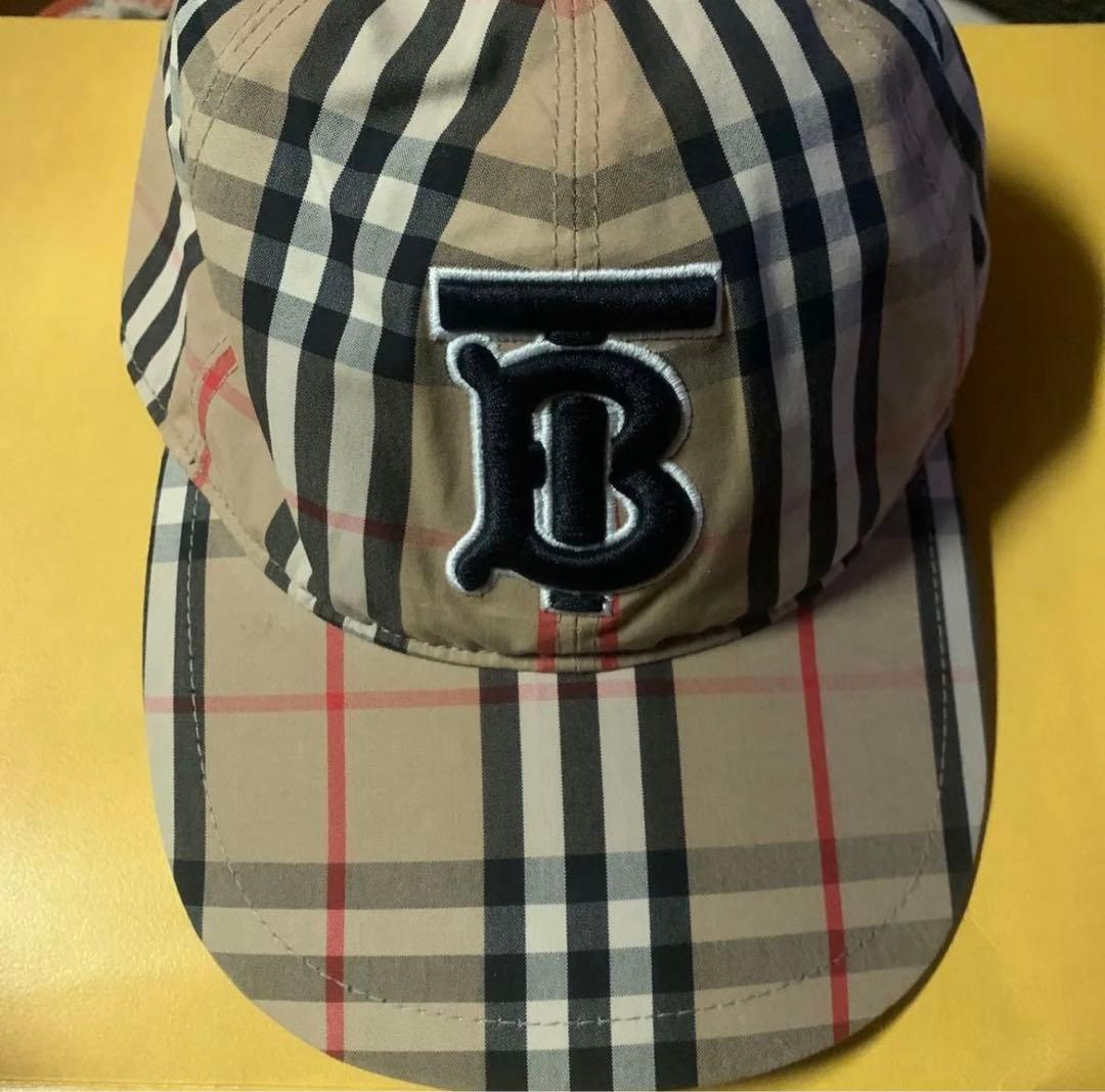 BURBERRY チェック柄 ベースボールキャップ Mサイズ