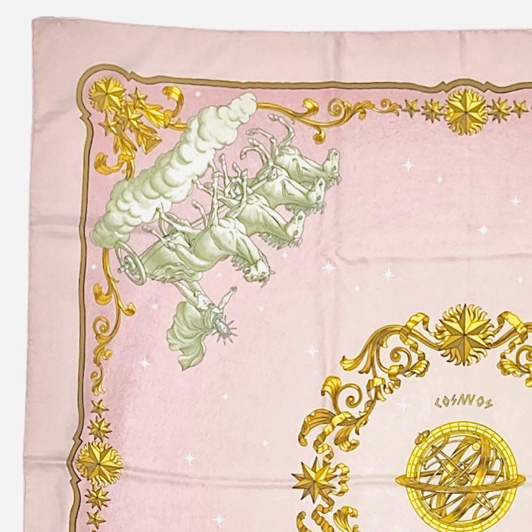 【良品】HERMES カレ90 COSMOS（コスモス）宇宙観　クリーニング済み