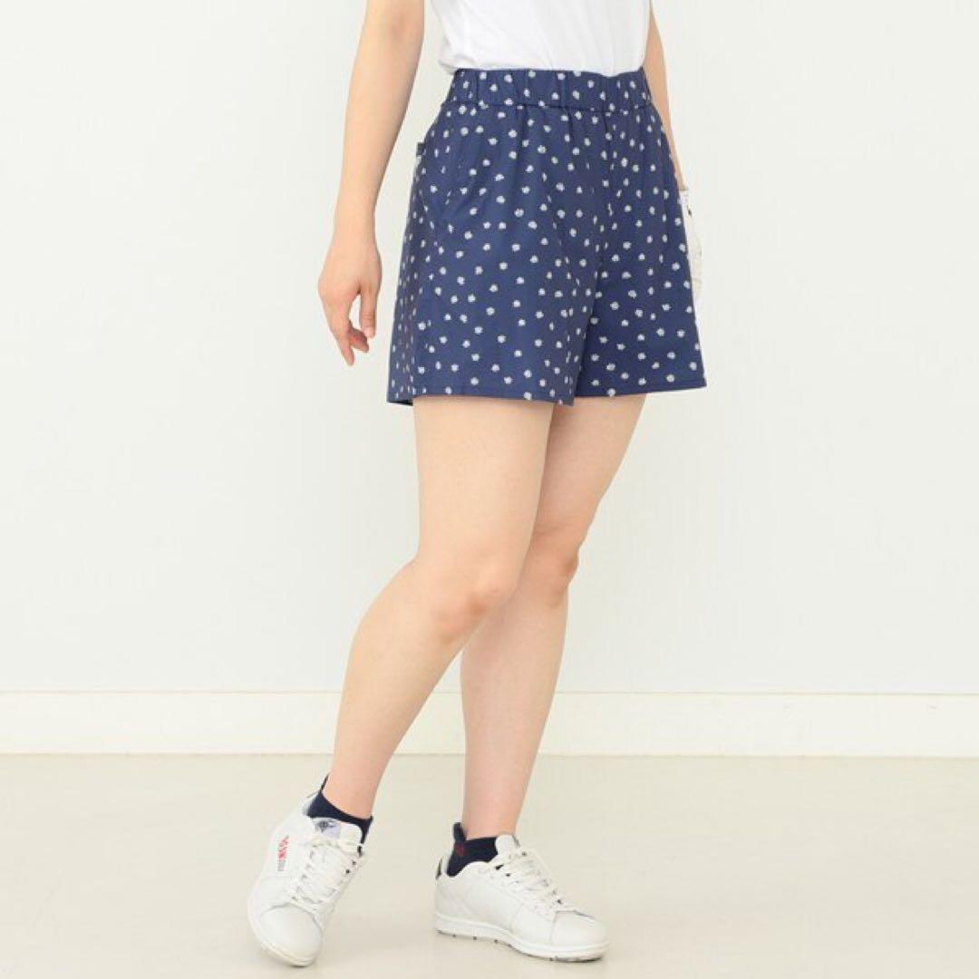 BEAMS GOLF セットアップ　長袖　ショートパンツ　総柄　上下セット