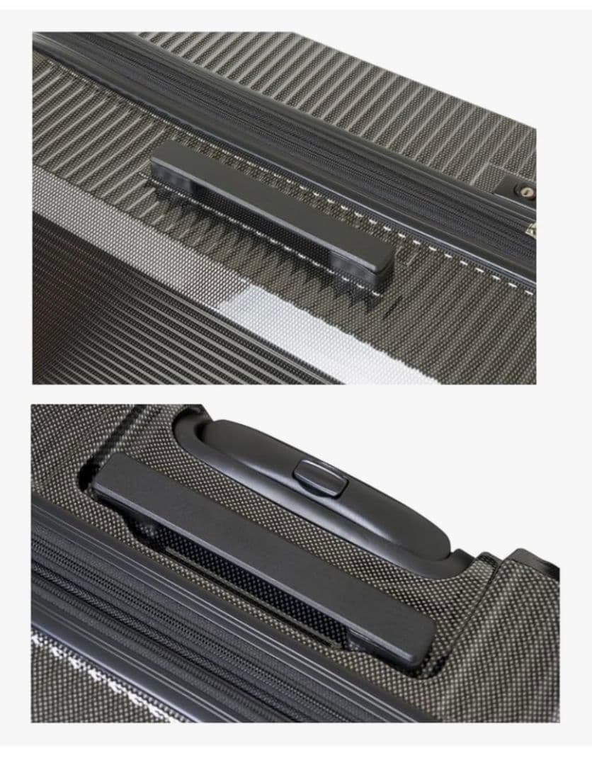 【新品未開梱】OUTDOOR スーツケース 66(/74) Lブラックカーボン