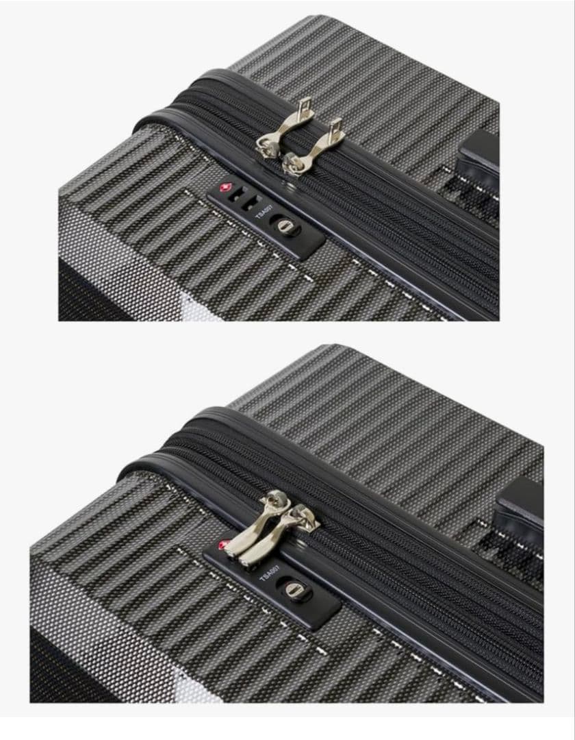 【新品未開梱】OUTDOOR スーツケース 66(/74) Lブラックカーボン