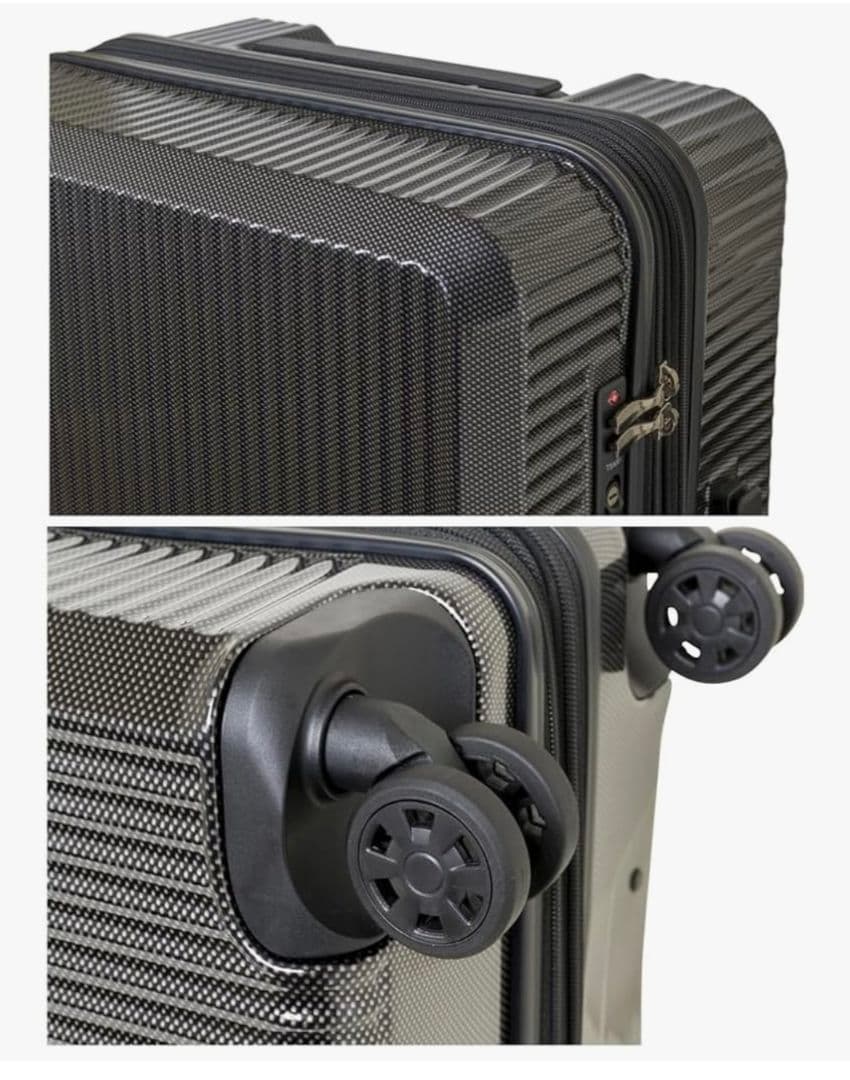 【新品未開梱】OUTDOOR スーツケース 66(/74) Lブラックカーボン