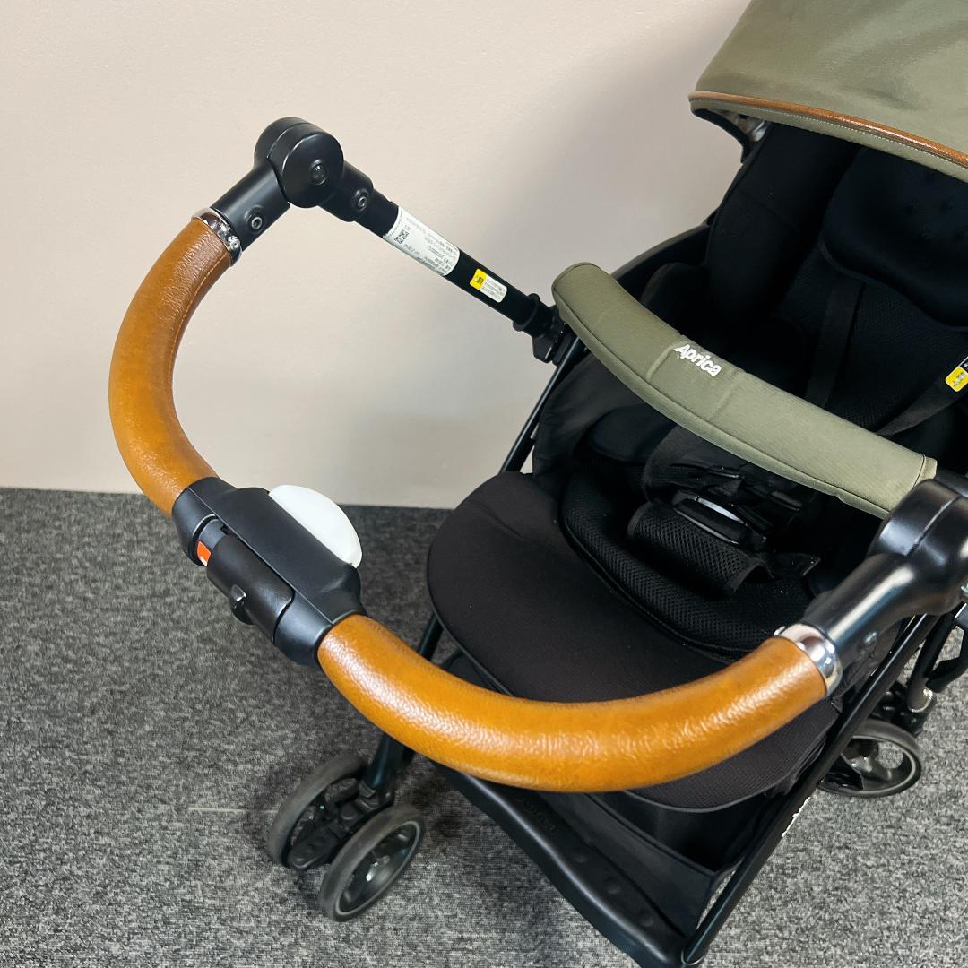 【極美品】Aprica LUXUNA B CSN ベビーカー オリーブグリーン