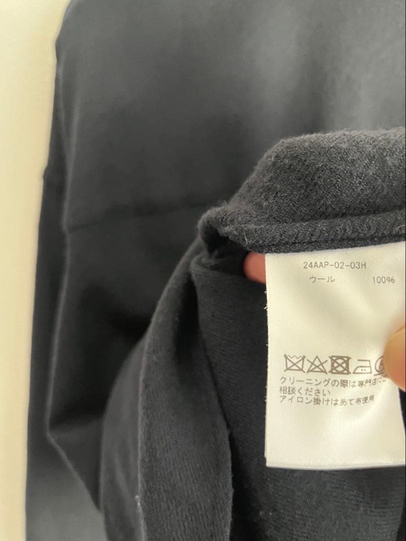 トップス a.presse 24aw wool skipper shirt