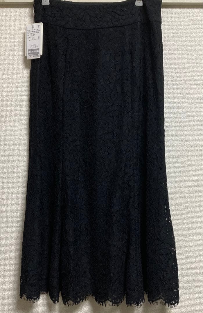 イエナ レースフレアスカート ブラック 38