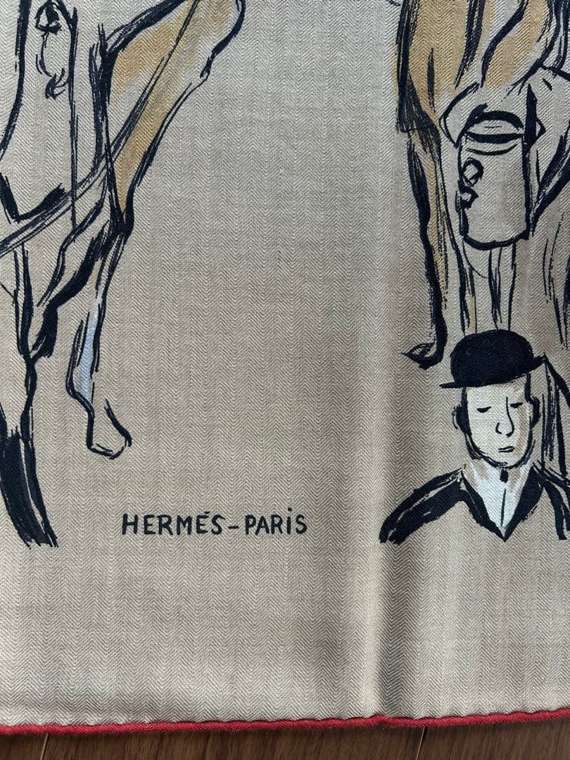新品未使用 HERMES エルメス カシミア シルク カレジェアン2025年秋冬