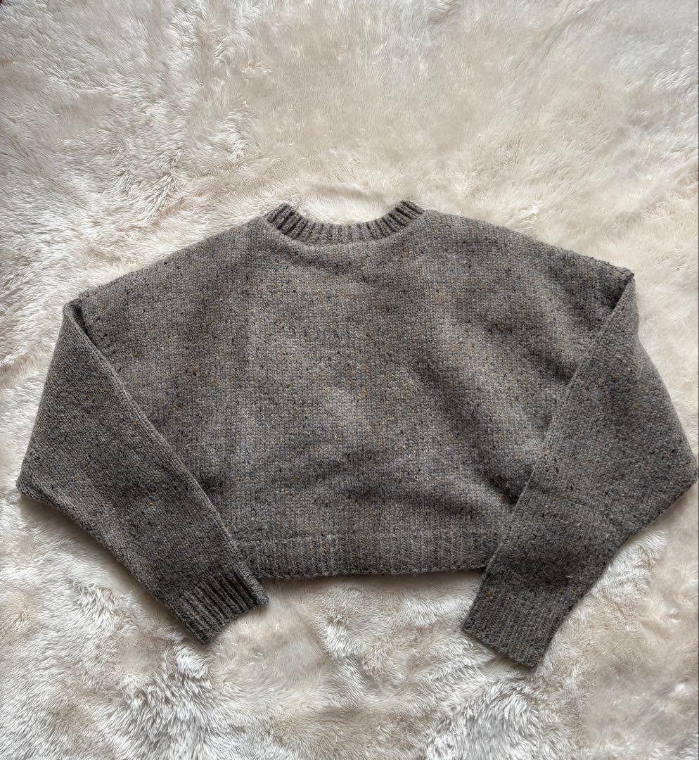 miica　SHISHIKUI Mix cardigan / D.GRAY
