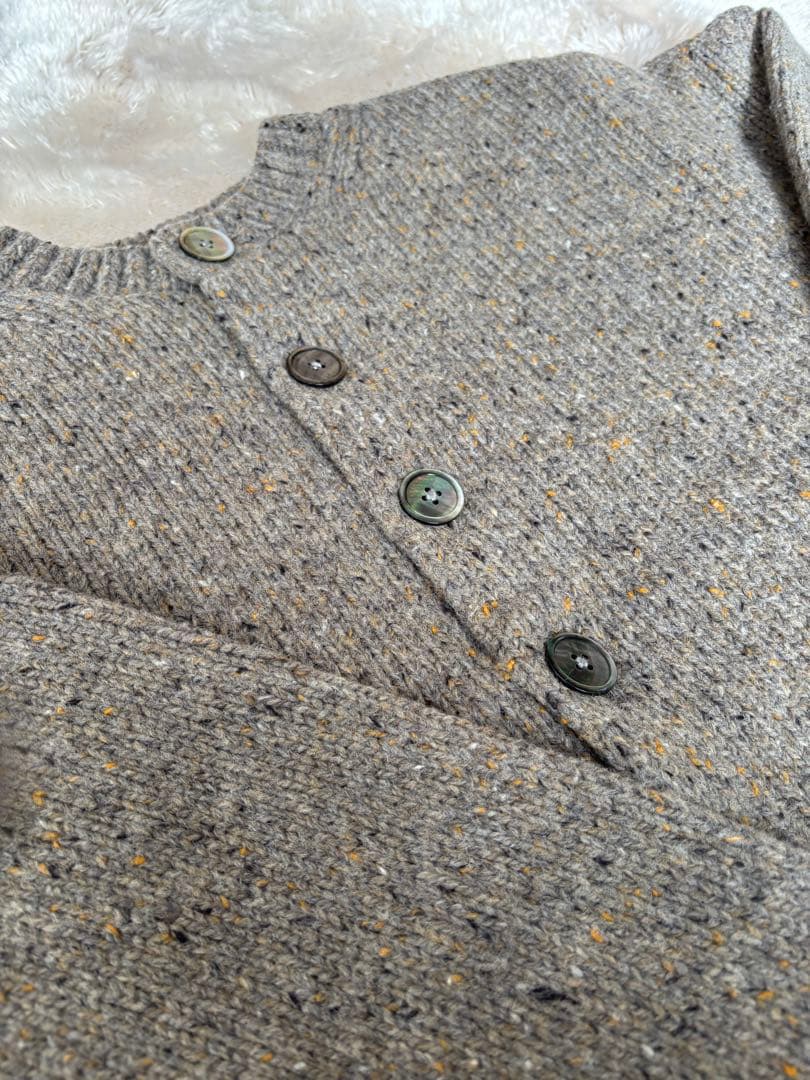 miica　SHISHIKUI Mix cardigan / D.GRAY