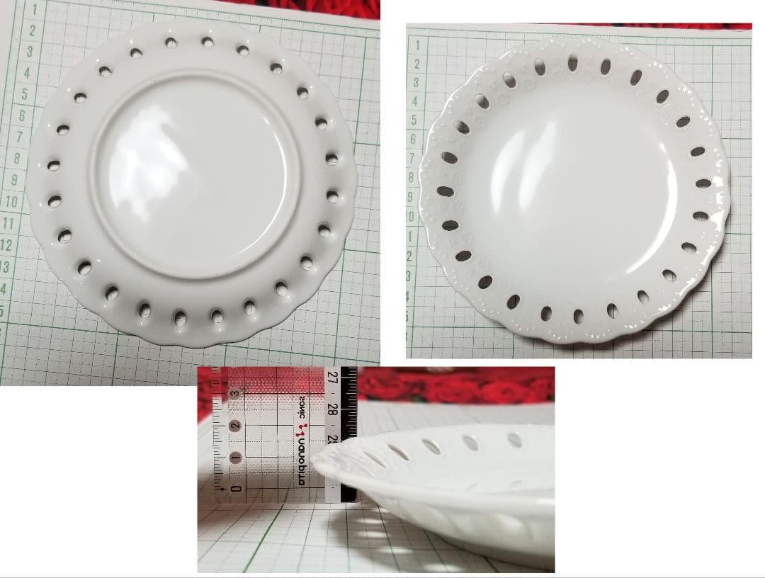 未使用　チャイナペイント白磁など　バラ売り/同梱不可　ポーセラーツ