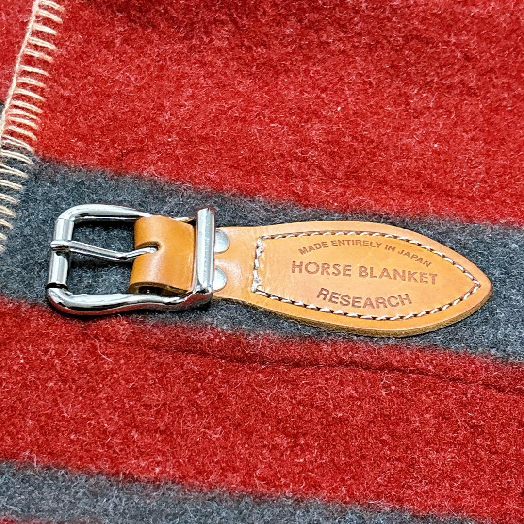 廃盤品✨ホースブランケットリサーチ レッド×グレー ハーフサイズ 1/2