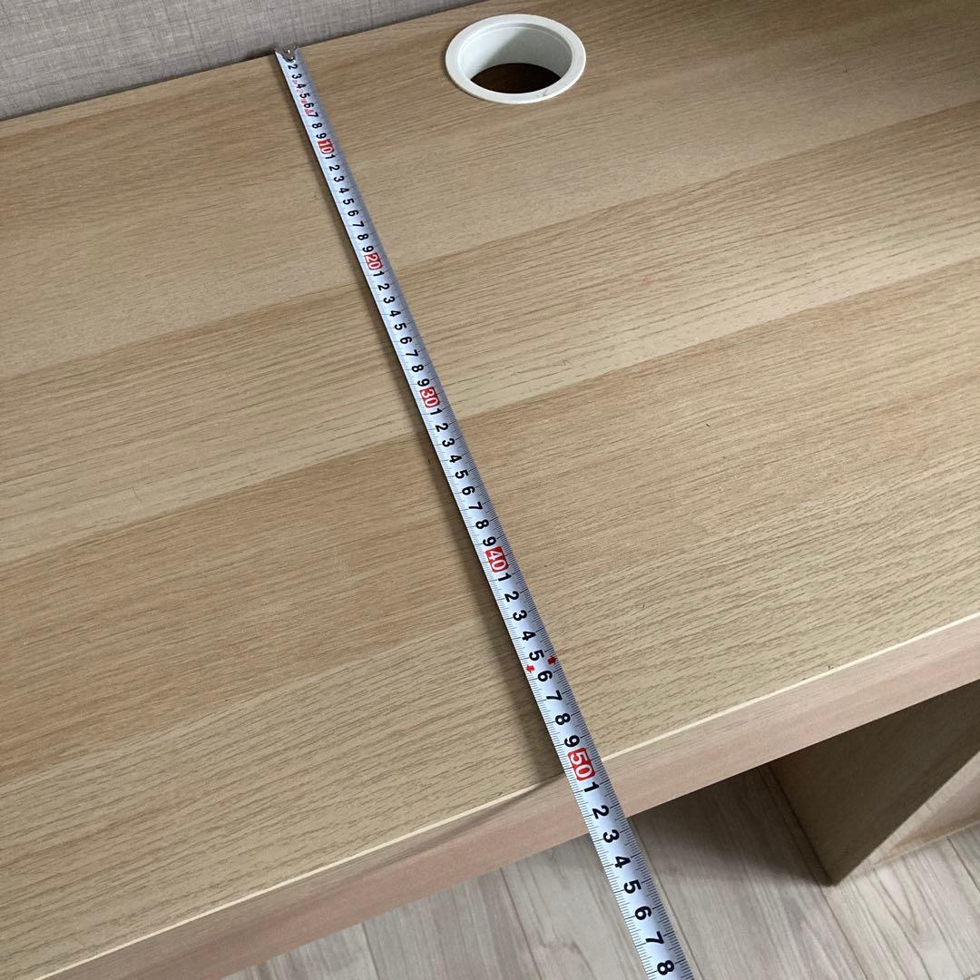 【0219-mark】IKEA MICKE デスク ホワイトステインオーク